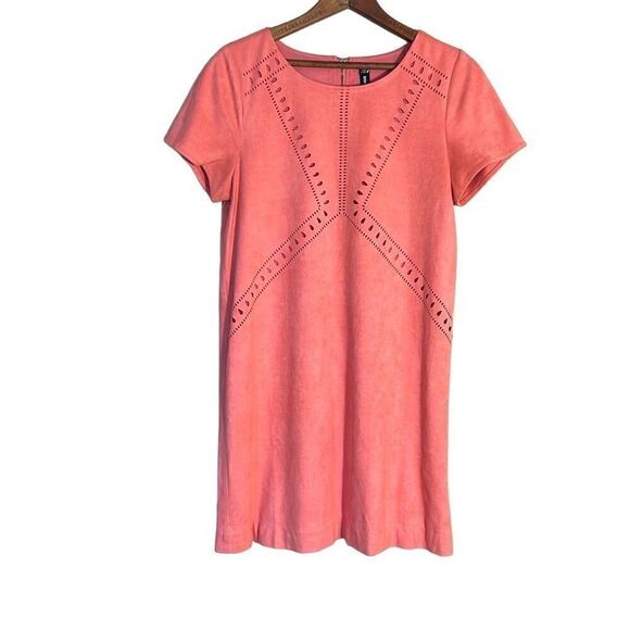 Lord & Taylor Design Lab Faux Suede Mini Dress - Picture 3 of 9